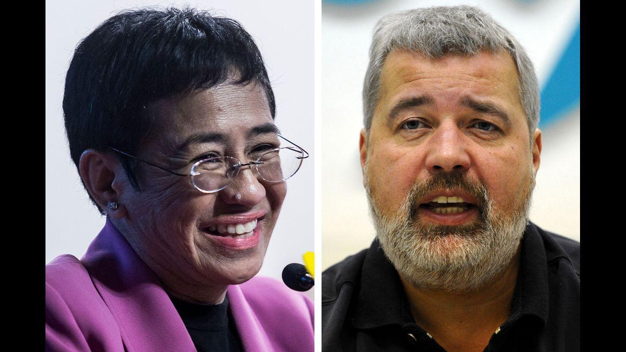 Nobel Peace Prize 2021: Journalists Maria Ressa, Dmitry Muratov win for work on freedom of expression